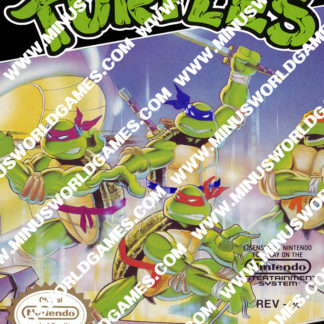 TMNT NES Cartridge Label